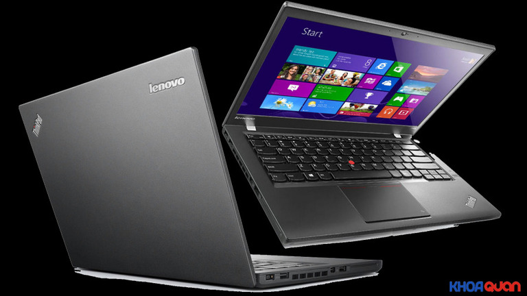 Lenovo ThinkPad T450 sở hữu ngoại hình với màu đen truyền thống tối giản nhưng cũng không kém phần sang trọng