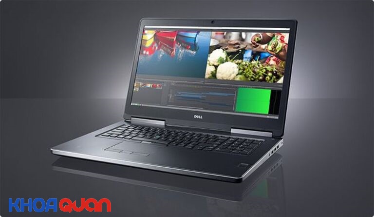 Laptop Dell Precision 7710 hỗ trợ làm việc đồ họa và giải trí tốt