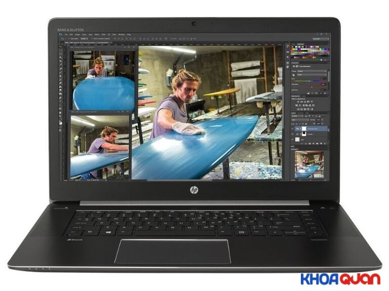 HP ZBook 15 G3 Studio có màn hình 15.6 inch thể hiện màu sắc chuẩn xác và chuẩn đến từng chi tiết