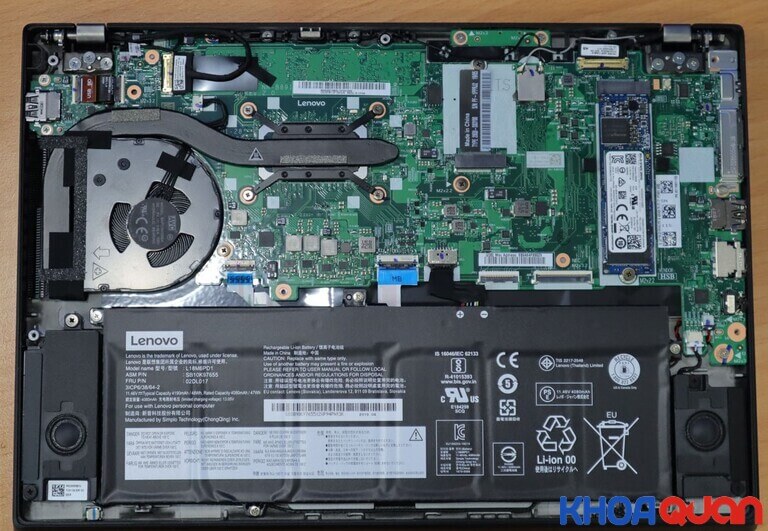 Pin của ThinkPad X390 duy trì lâu dài, đáp ứng nhu cầu của người dùng