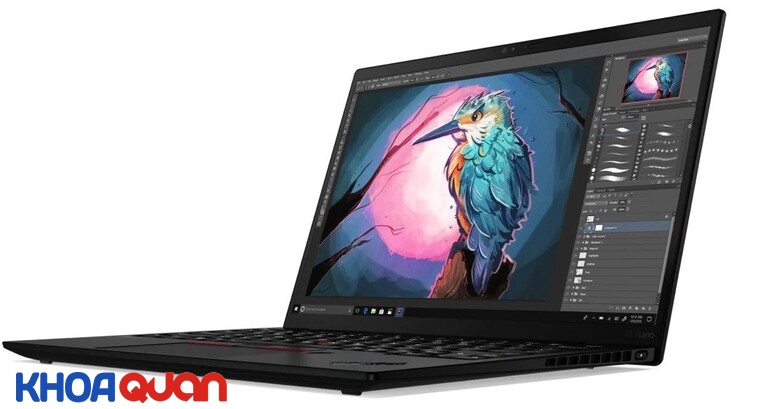 Laptop Lenovo Thinkpad X1 Nano xử lý tốt các tác vụ đồ họa bán chuyên