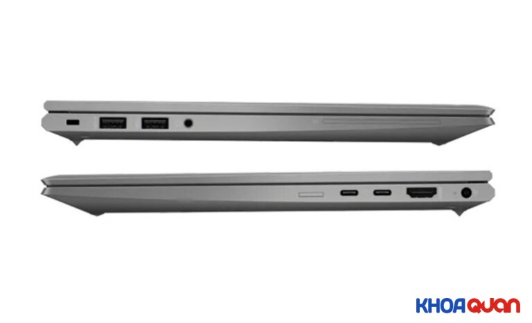 HP ZBook Firefly 14 G7 i5 vẫn cung cấp đủ các cổng kết nối cơ bản đến người dùng