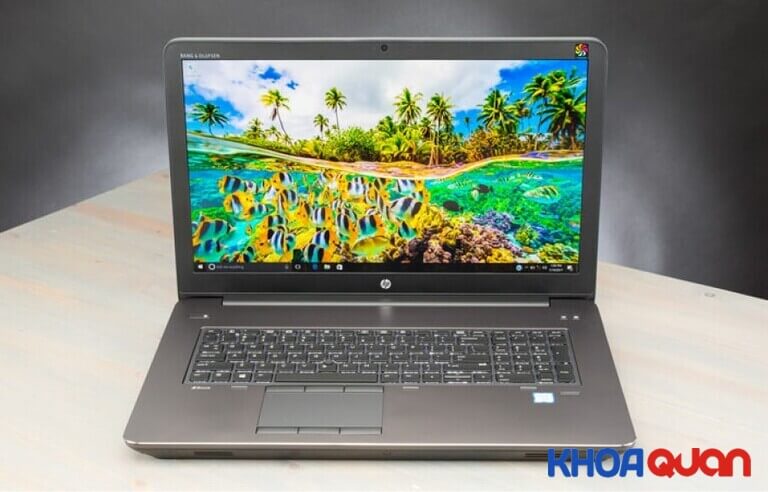 Màn hình laptop HP ZBook 17 G4 cho hình ảnh sắc nét, sống động