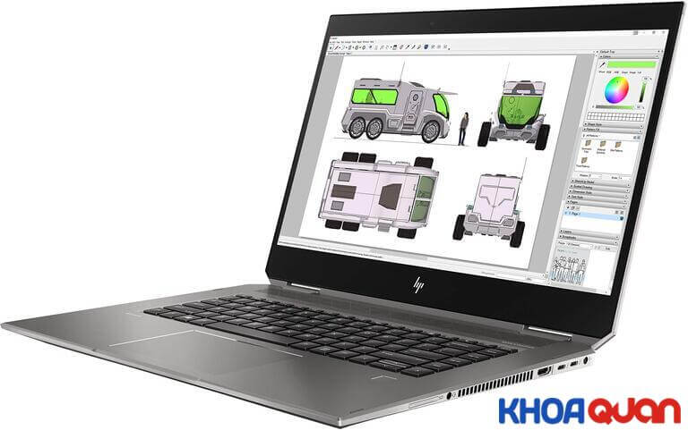 Laptop HP Zbook studio G5 x360 đáp ứng nhu cầu dùng của dân thiết kế đồ họa